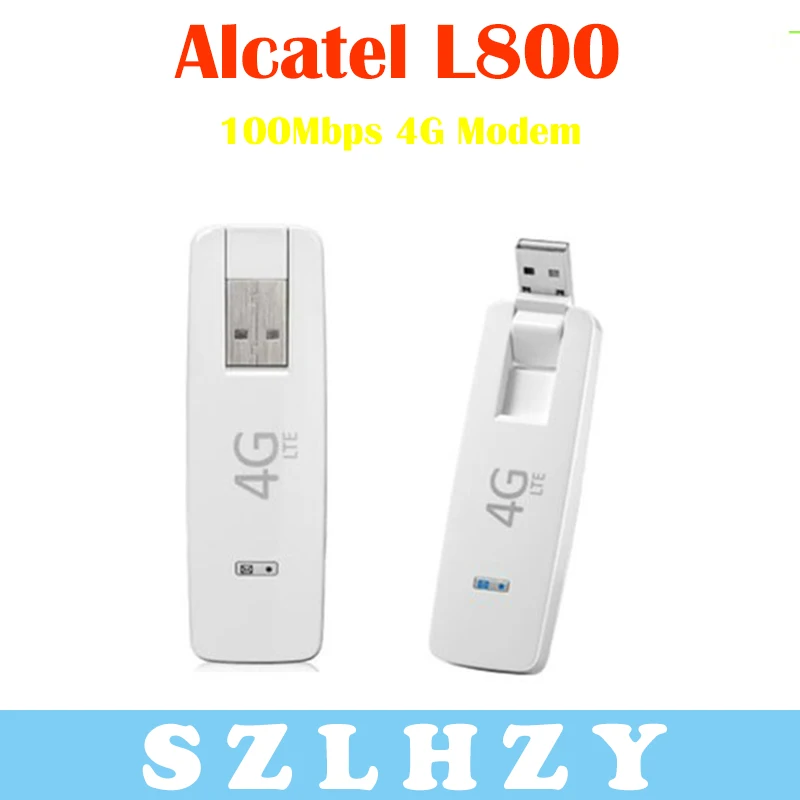 Разблокированный usb-модем Alcatel L800, 4G, 100 Мбит/с, 4G, LTE ключ с разъемом для sim-карты, беспроводной hotsopt PK huawei E3372 E8372