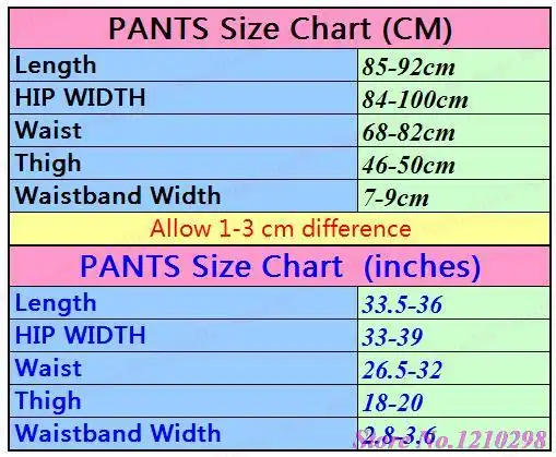 Vs Yoga Pants Size Chart