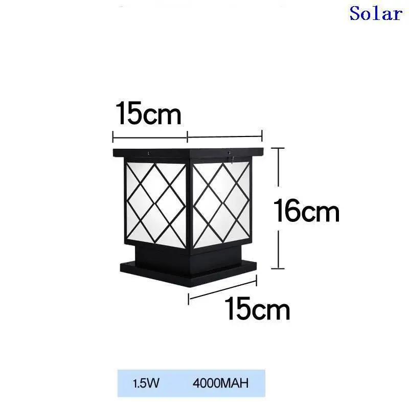 Iluminador лампа ворота Led Terraza Y Jardin Decoracion светильник Exterieur открытый светильник ing Солнечный сад пейзаж светильник - Испускаемый цвет: Number  7