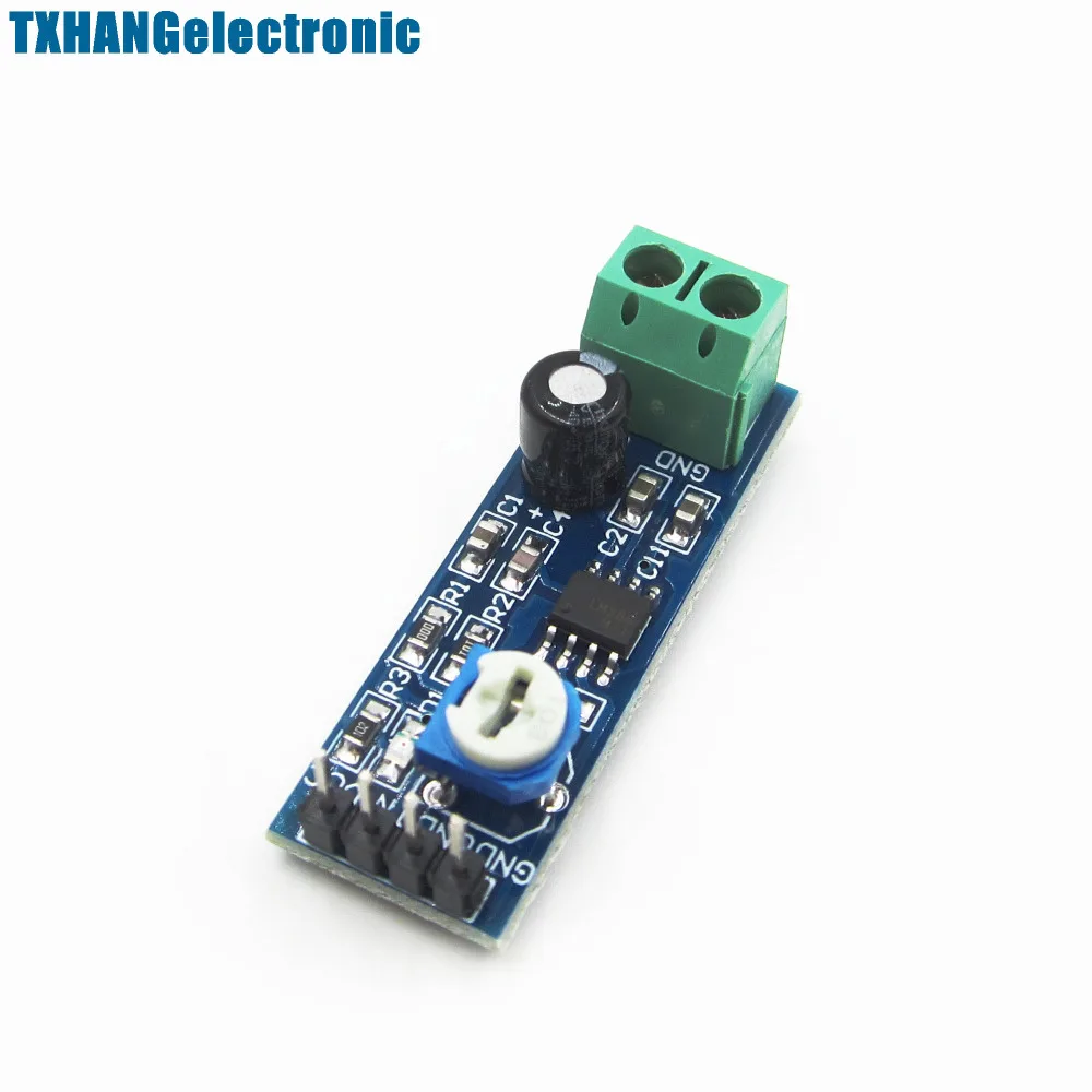 1 шт. модуль усилителя звука LM386 200 раз 5 12 В 10K регулируемое сопротивление|audio amplifier