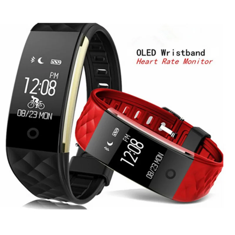 

S2 sport Smart Band wrist Bracelet Wristband Heart Rate Monitor IP67 Waterproof Bluetooth Smartband For iphone Android as V07