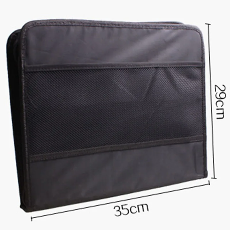 Black Laptop Computer Stand Tray Desk Table Folding Car Seat Back Storage Bag Safety Multi-function Computer Rack Car Organizer