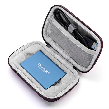 

Newest EVA Carrying Storage Cover Case for Samsung T5/T3/T1 Portable 250GB 500GB 1TB 2TB SSD USB 3.0 External Solid State Drives