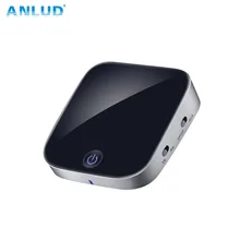 ANLUD Bluetooth приемник передатчик 2 в 1 беспроводной аудио адаптер с aptX и включены Toslink оптический кабель для наушников