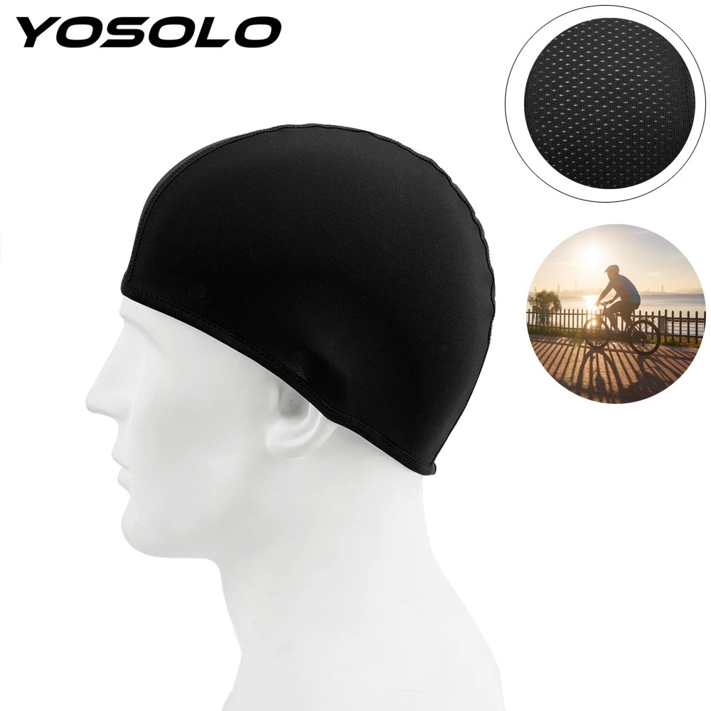 

YOSOLO Polyester Bicycle Cycling Hat Unisex Quick Dry Breathable Motorcycle Helmet Inner Cap Motorcycle Accessories