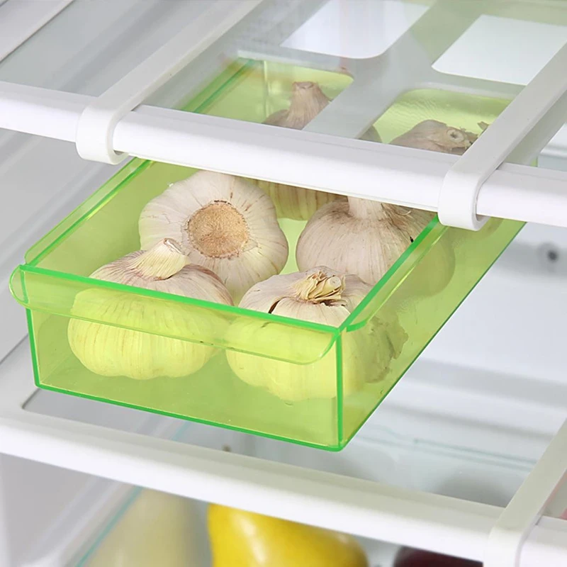 

Refrigerator Plastic Storage Box Fresh-keeping Separator Layer Multipurpose Storage Kitchen Creative Drawer Storage Box