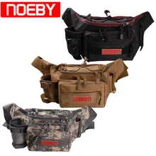 Noeby Рыболовная Сумка 28x19x12 см, холщовая поясная сумка, рыболовные снасти, приманка, посылка, уличное снаряжение, сумки, катушка