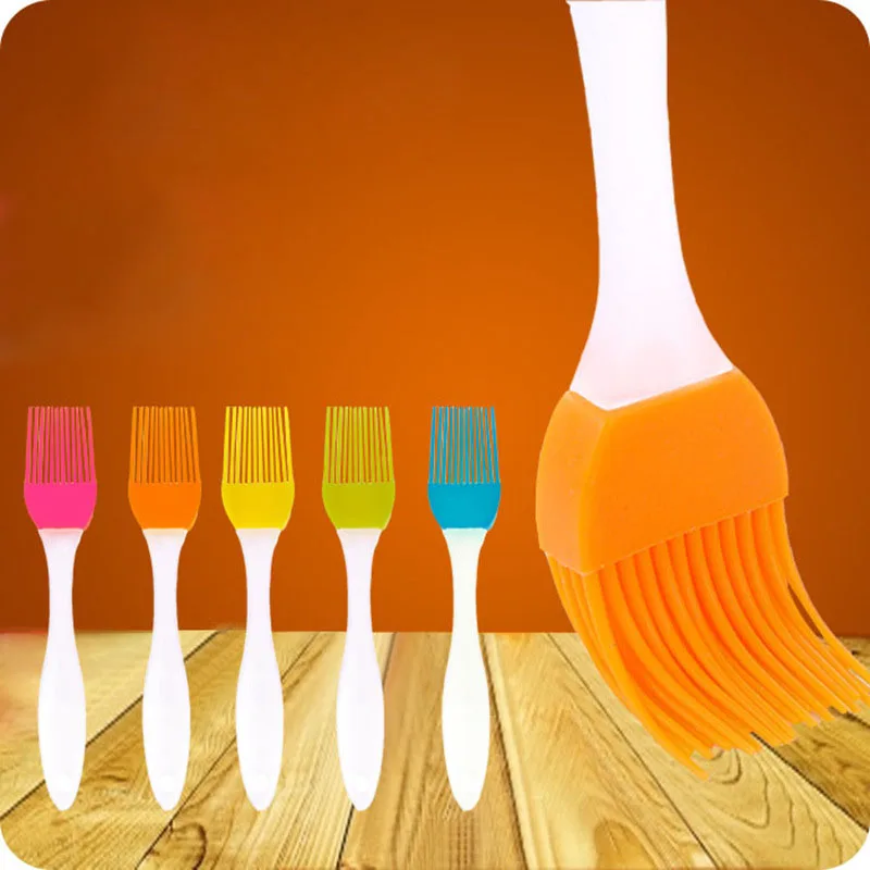 

2Pc Small silicone barbecue oil brush gel brush BBQ sweep high temperature baking brush cake butter baking sweep