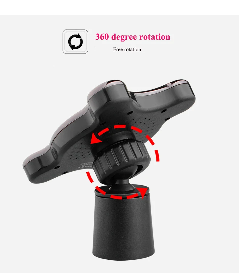 03Magnetic Wireless Charger 10W Fat Charging Car Mount