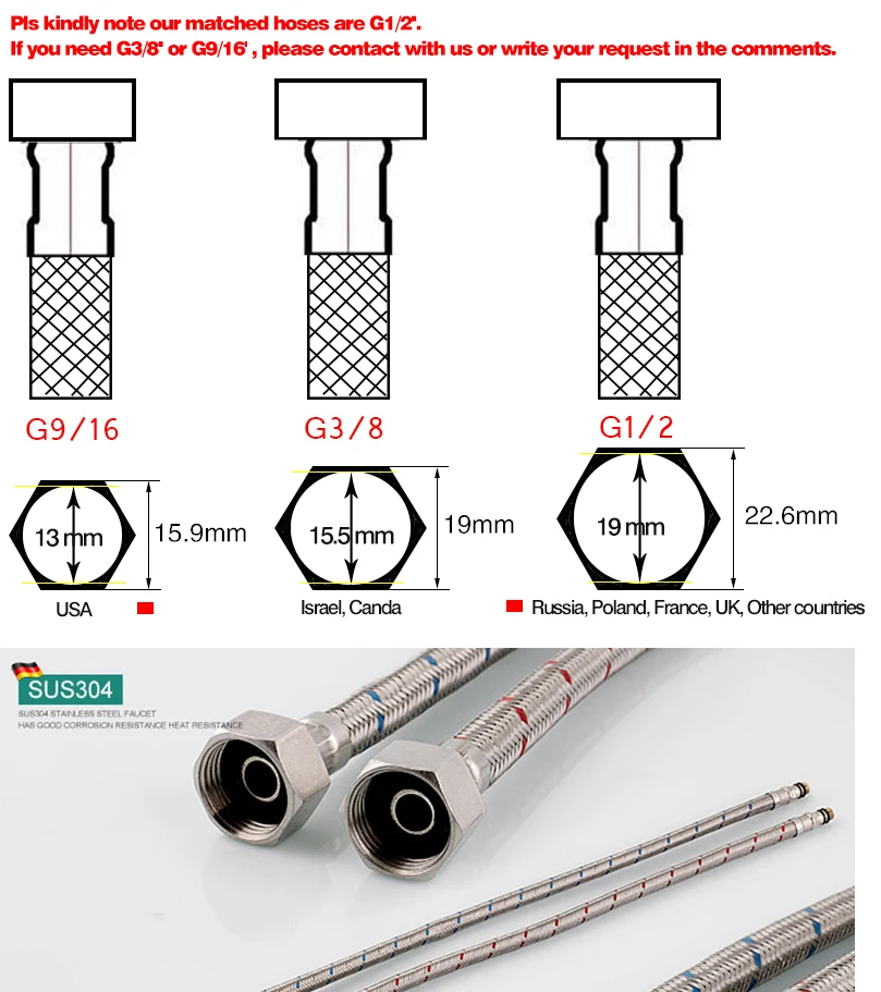 update hose size