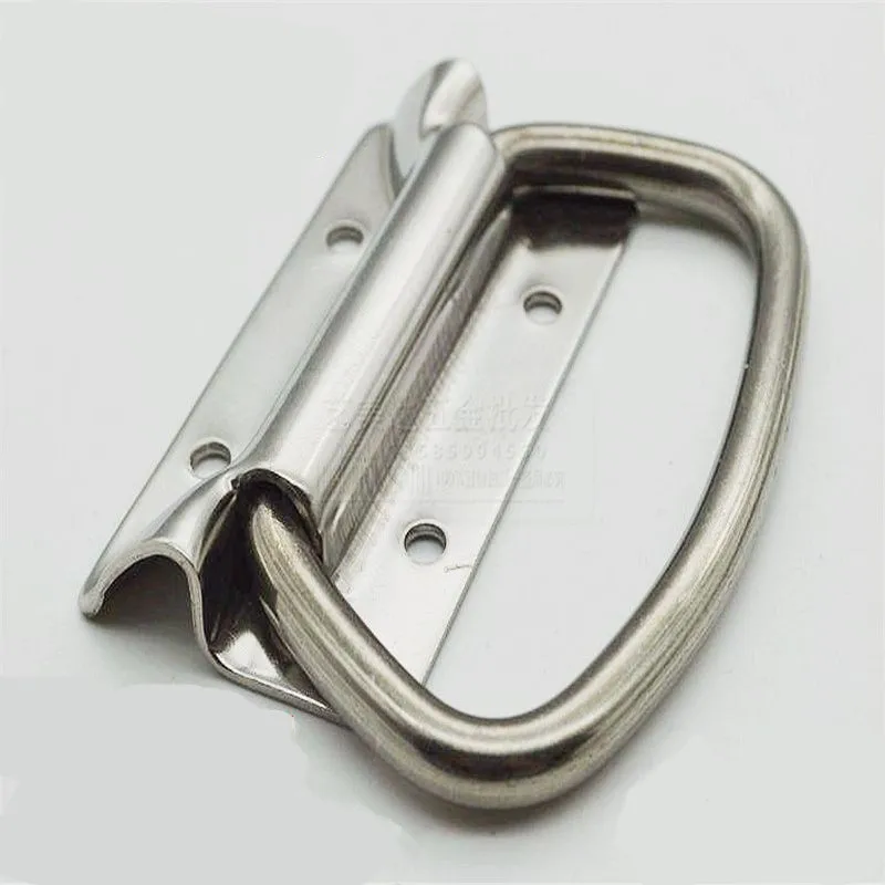 

304 Stainless Steel Wooden Box Toolbox Industrial Equipment Spring Cover Ring Handle Pull Ring Airbag Fitting Hardware