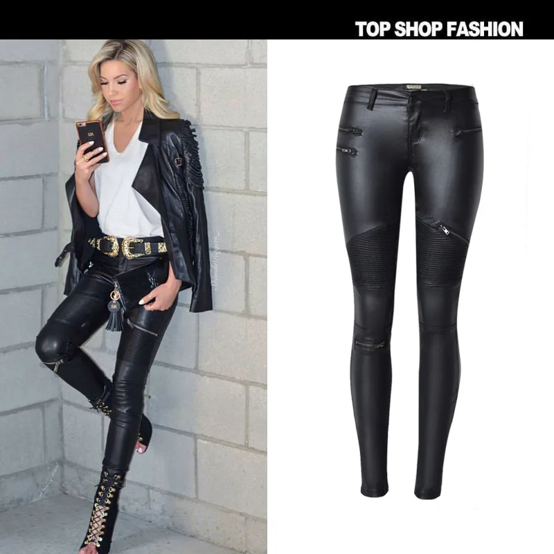 womens biker style jeans