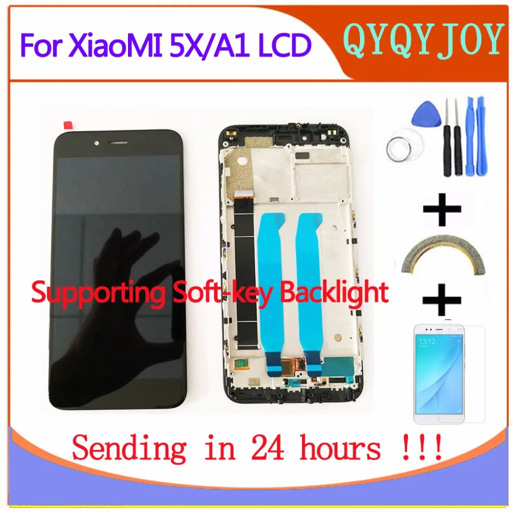 Q&Y Qyjoy For Xiaomi Mi 5X /Mi A1 Lcd Display And Touch Screen Assembly Repair Parts Replacement Mobile Phone Accessory+Tools Q&Y Qyjoy For Xiaomi Mi 5X /Mi A1 Lcd Display And Touch Screen Assembly Repair Parts Replacement Mobile Phone Accessory+Tools