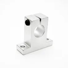 1 pc eixo de trilho linear 8mm sk8 sh8a suporte do eixo ferroviário linear xyz mesa cnc