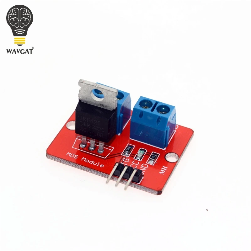 

0-24V Top Mosfet Button IRF520 MOS Driver Module For Arduino MCU ARM Raspberry pi