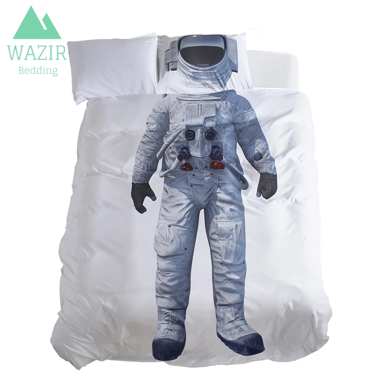 

WAZIR Ballet dance astronaut 3D Digital printing Children bedding set Duvet cover/pillowcase 3Pcs Bedroom decoration bedclothes