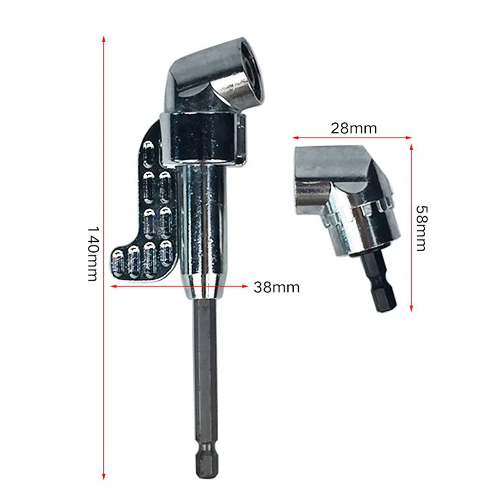105 градусов Магнитный 1/" шестигранный торцевой Угловой Инструмент угловая дрель удлинитель Быстрый сменный драйвер дрель-шуруповерт