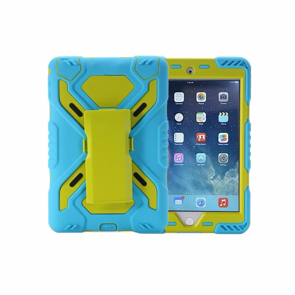Pepkoo Чехол для iPad mini 4 пластиковый защитный чехол с подставкой и наклейкой для iPad mini 4