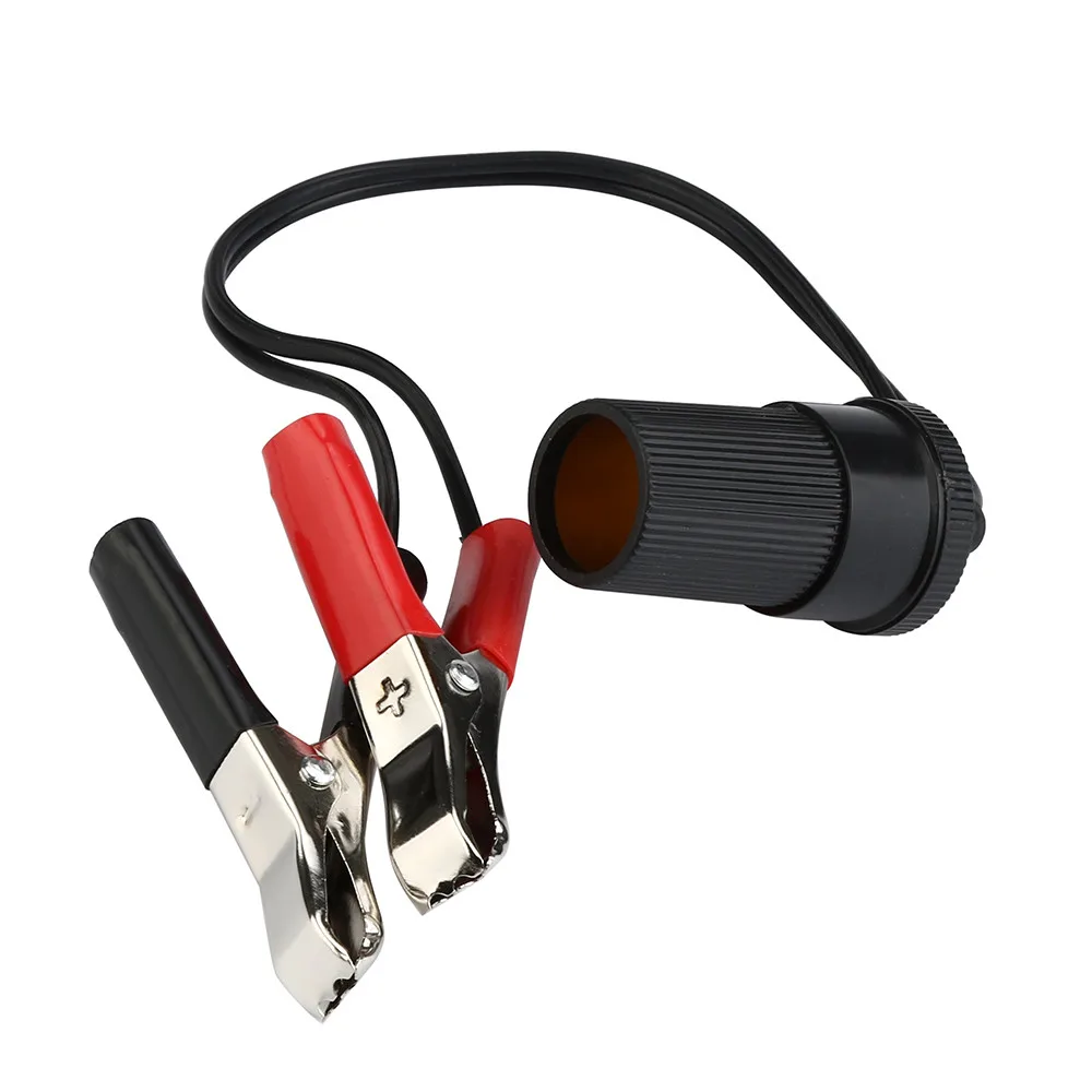 

2019 NEW 1 Set 30A Car Cigarette Lighter to Car Battery Alligator Clip Charger Cable Dropshipping