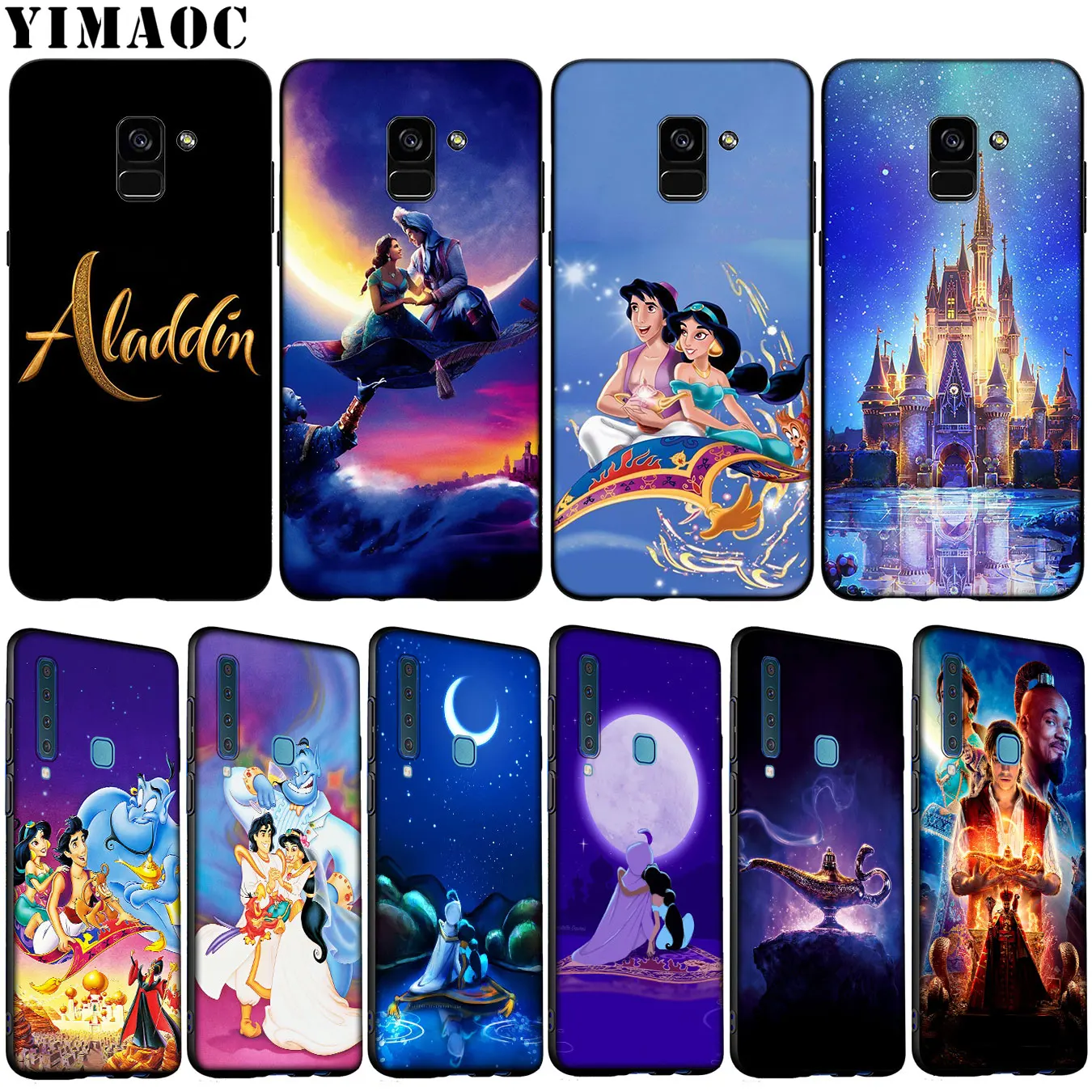 YIMAOC мультфильм Aladdin Мягкий силиконовый чехол для телефона Samsung Galaxy A6 A9 A8 A7 2018 A3 A5 2016