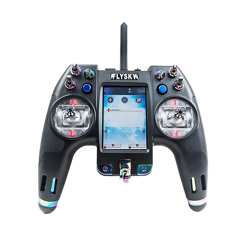 

Flysky FS-NV14 2.4G 14CH Nirvana RC Transmitter Remote Controller with iA8X + X8B Dual Receiver 3.5 Inch Display Open Source