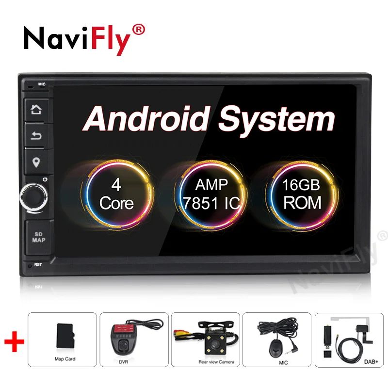Perfect NaviFly 2 Din Android 8.1 Quad core 7708 IC Universal Car GPS Navigation AutoRadio stereo multimedia player for Nissan/Toyota/VW 0 Perfect NaviFly 2 Din Android 8.1 Quad core 7708 IC Universal Car GPS Navigation AutoRadio stereo multimedia player for Nissan/Toyota/VW 0