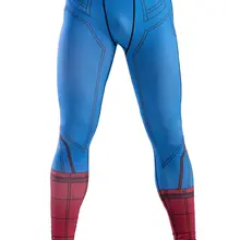 Красные мужские спортивные колготки для фитнеса, Компрессионные Леггинсы, спортивные штаны для бега, мужские Леггинсы для спортзала, мужская спортивная одежда