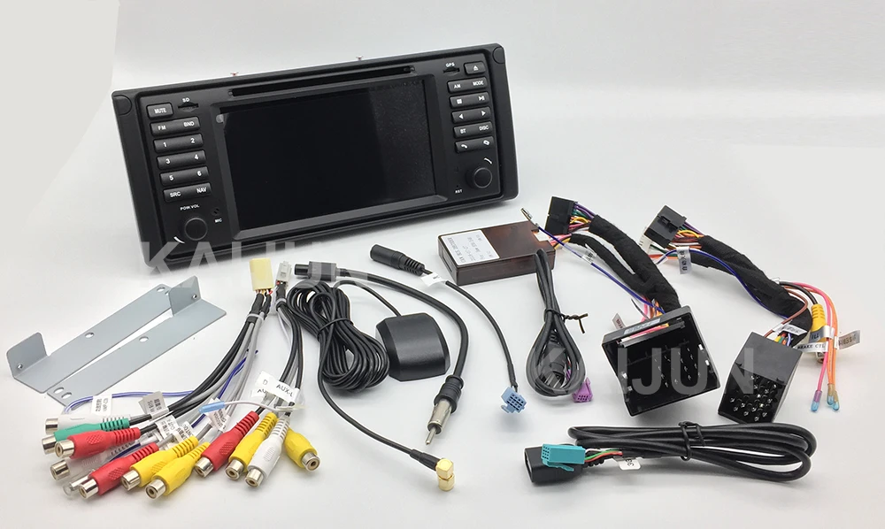 Top 64G DSP IPS Android 9.0 Car DVD Player for BMW E39 Car Radio Stereo GPS Navigation 2