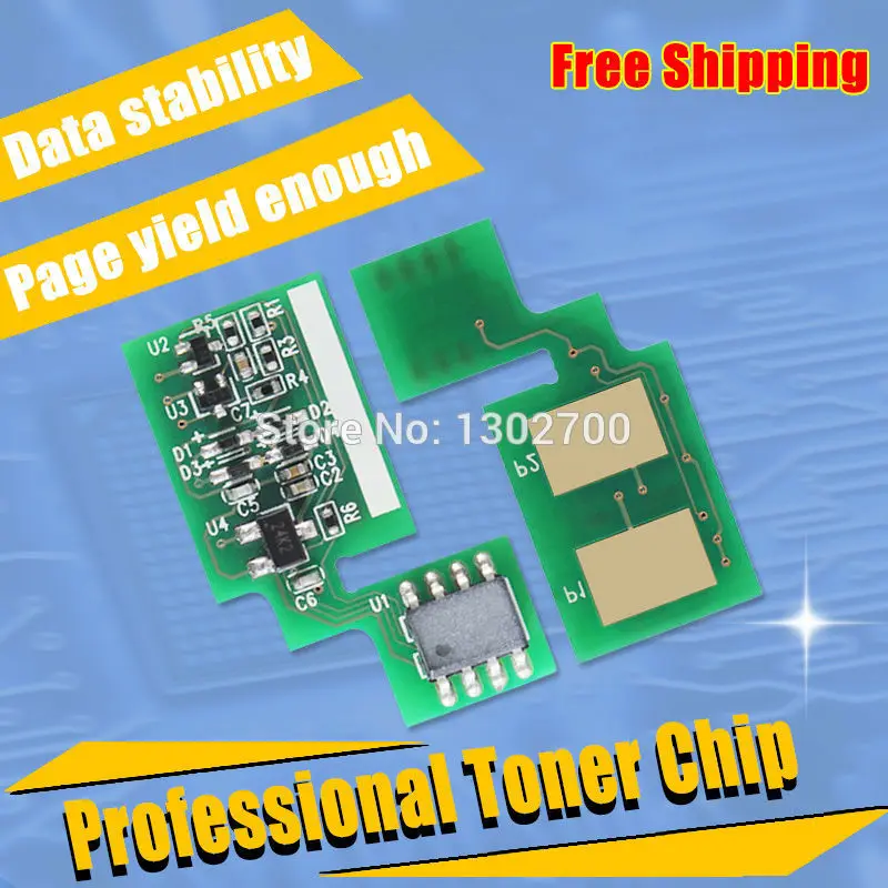 

2PCS 45460503 Toner Cartridge chip For oki data ES7131 ES 7131 laser printer powder refill reset count (36K)