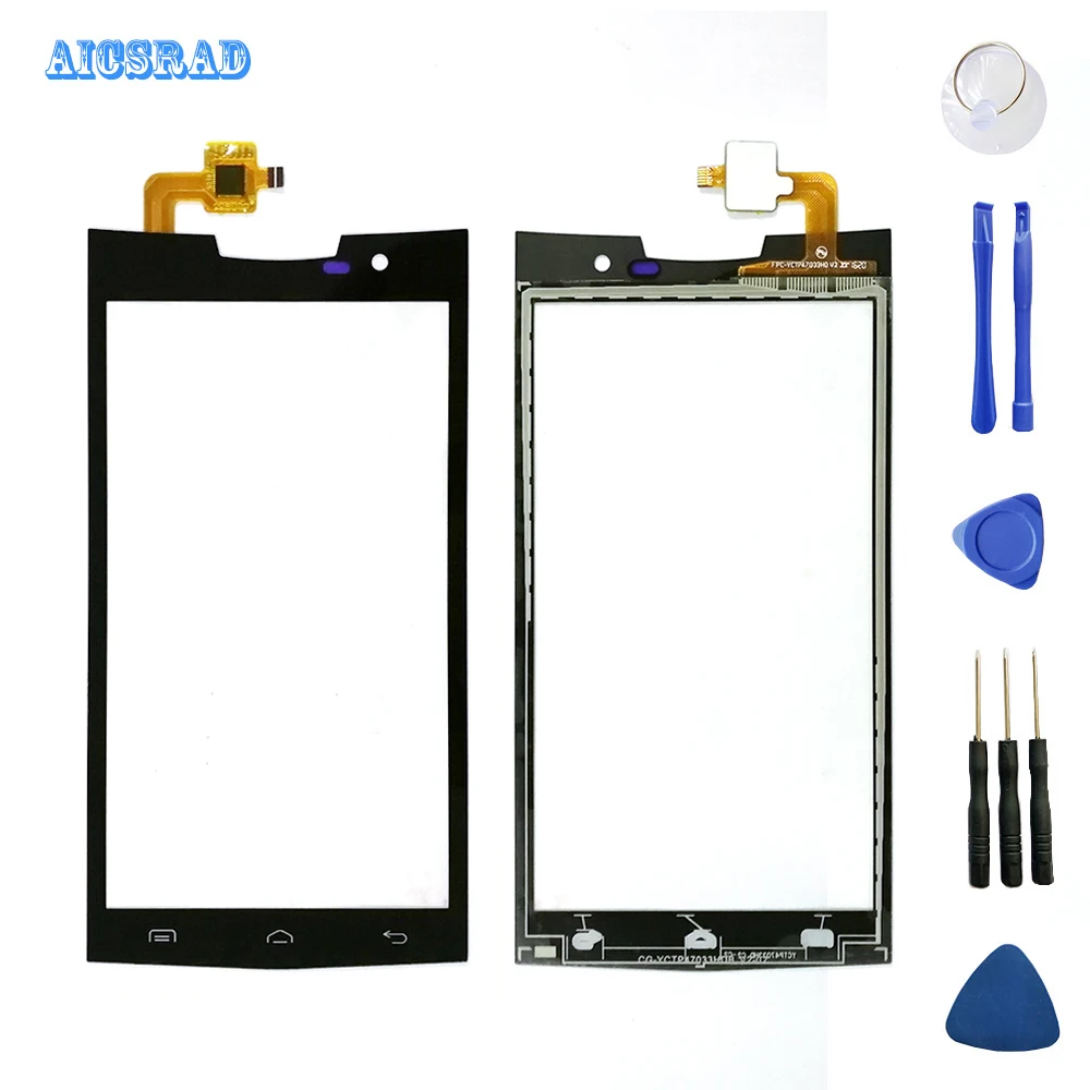 

AICSRAD For doogee t3 Touch Screen Lens Sensor 4.7Inch Touch Panel Replacement Mobile Accessories +Tools t 3
