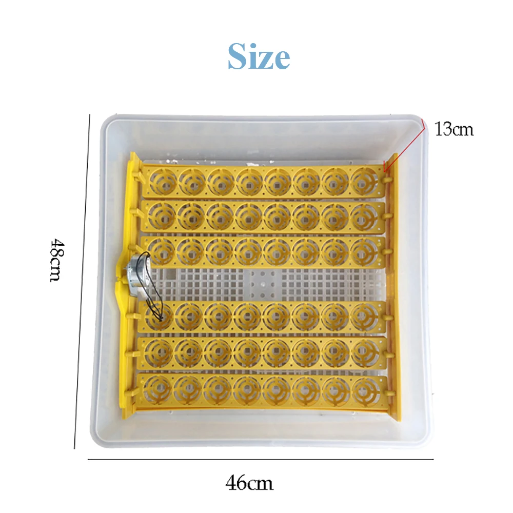 48 яиц инкубатор автоматический инкубатор для курицы утка гусь перепелиное яйцо инкубация электронный дисплей термостат инкубаторы