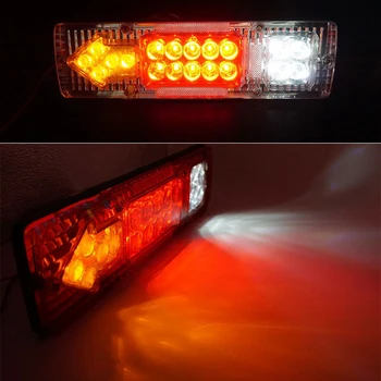 

PC Rear Tail Light Waterproof Bulb Replacement Brake Turn Signal Reverse
