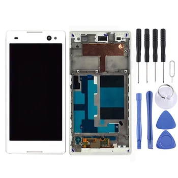 

LCD Display + Touch Panel with Frame for Sony Xperia C3 / D2533