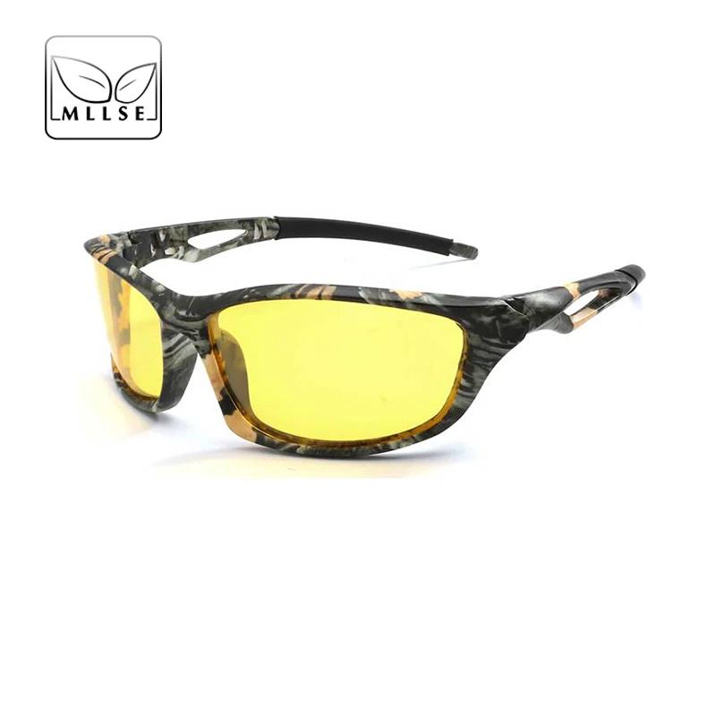 

MLLSE New Brand Night Vision Goggles Drivers Men Goggles Luminous Driving Glasses Protective Night-Vision Sunglasses