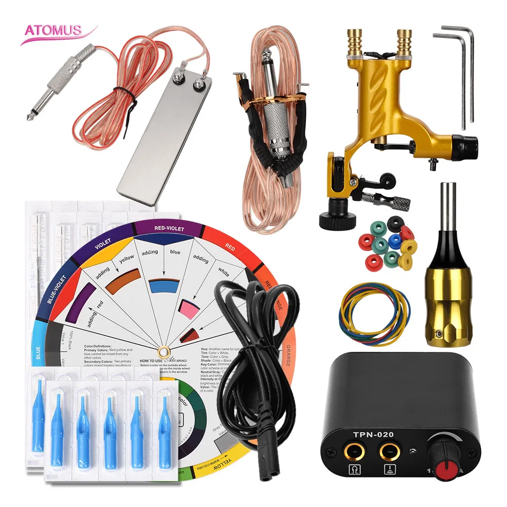 

Rotary Tattoo Machine Kits For Beginners Tatuajes Machine Fontes Para Profesional Tatuagem Iniciante Best Gun Kits Rotary Set