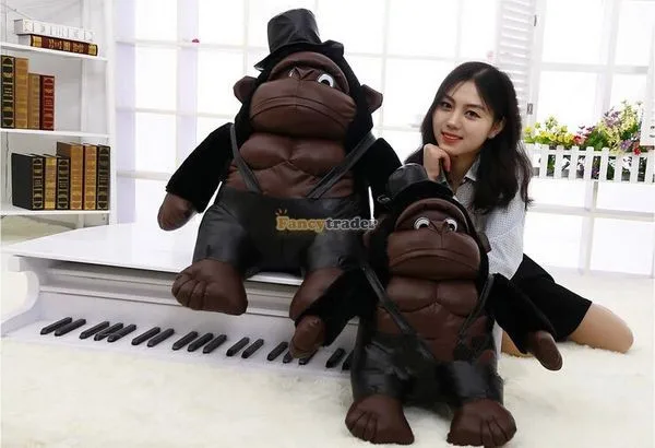 Fancytrader 2015 Hot Selling! 31'' 80cm Super Funny Stuffed Soft Plush Cute Jumbo Muscle Chimpanzee Gorilla, Free Shipping FT50768 (3)