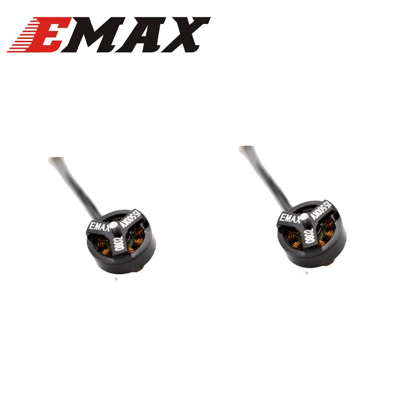 1/2/4 шт. Emax TinyhawkS запасные части 0802 15500KV 1-2S безщеточный мотор для небольшой гоночный Дрон с видом от первого лица Квадрокоптер Мультикоптер с несколькими несущими винтами - Цвет: 2PCS