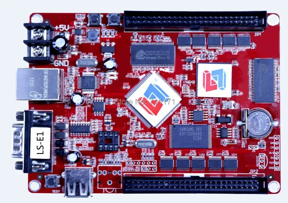 Asynchronous LED display control system for led scrolling boardsin LED