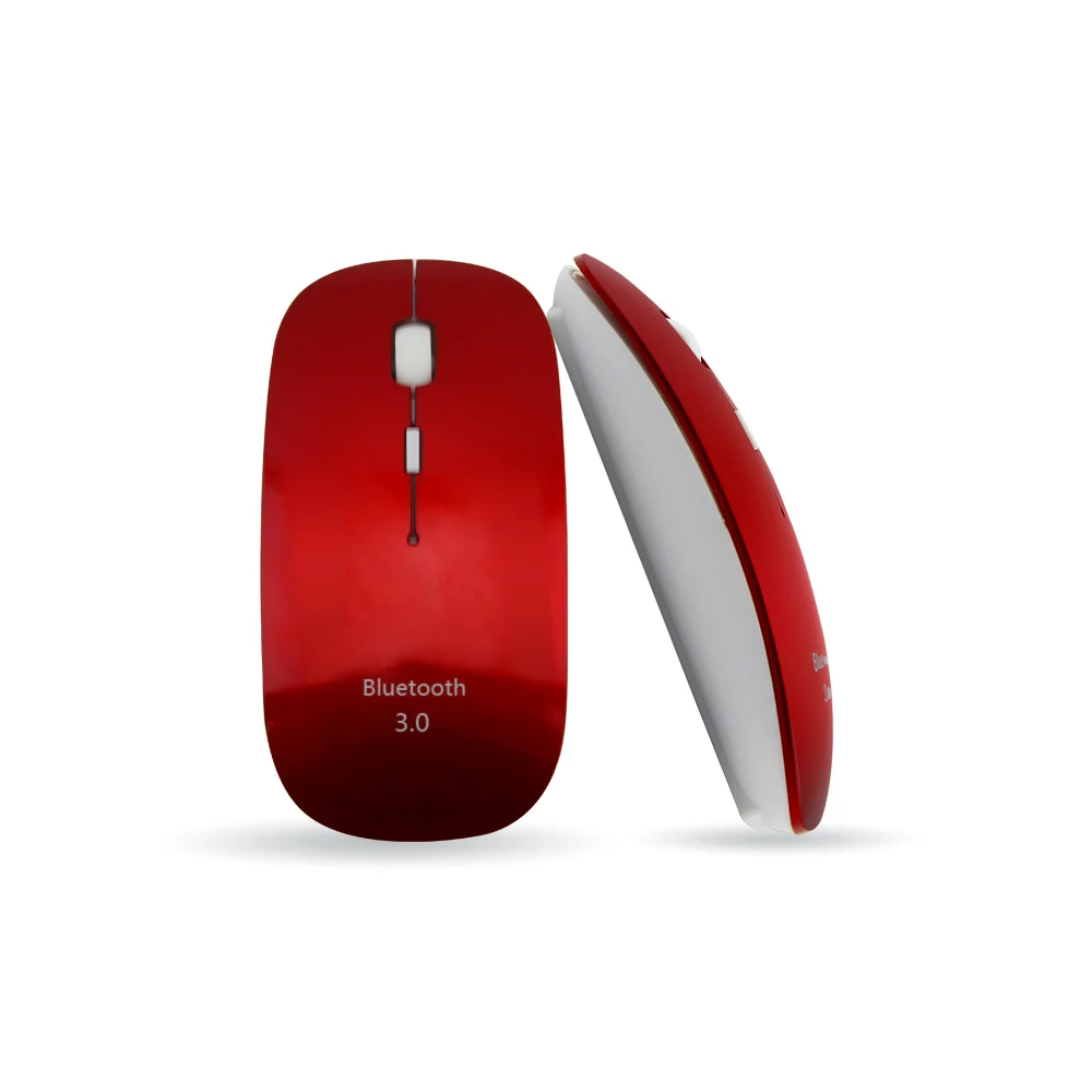 CHUYI Беспроводная Bluetooth 3 0 мышь Ультра тонкая 1000 1200 1600DPI оптическая игровая Mause
