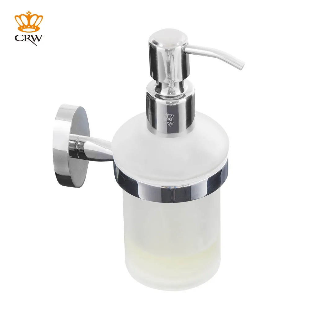 Crw Liquid Soap Dispenser Pump Hand Wall Mounted For Kitchen Crw Liquid Soap Dispenser Pump Hand Wall Mounted For Kitchen Stainless Steel Gl Shower Lotion Holder Bathroom In Dispensers From