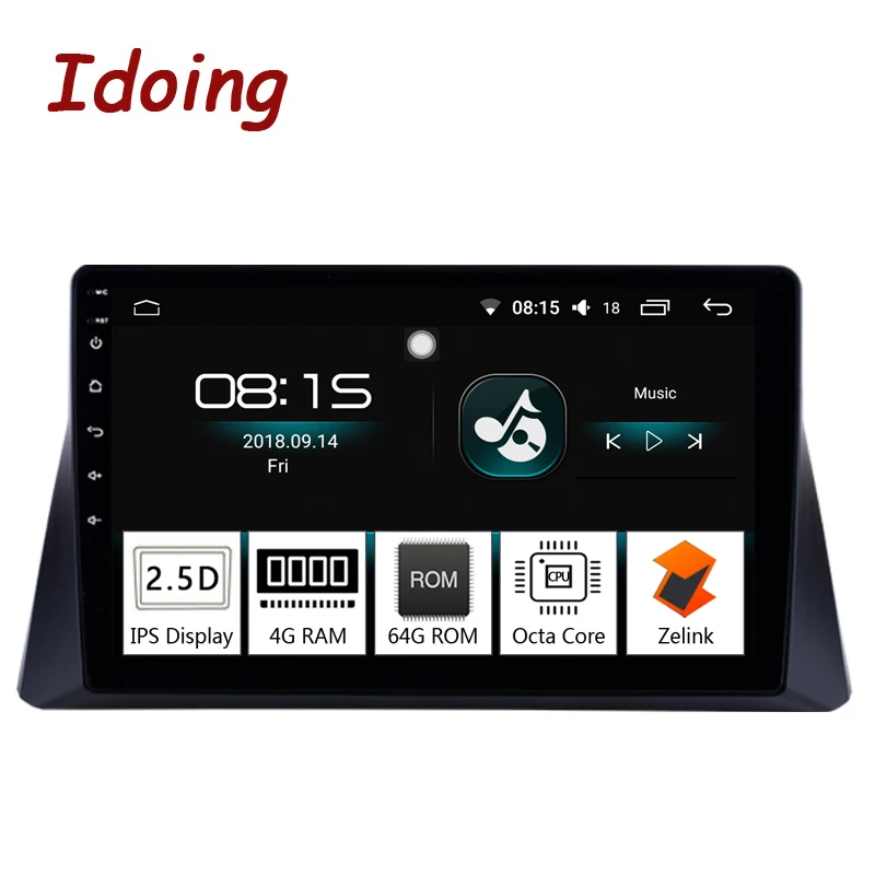 

Idoing 10.2"4G+64G 8 Core Car Android 8.0 Radio Multimedia Player For Honda Accord (8 generations small screen) GPS Navigation
