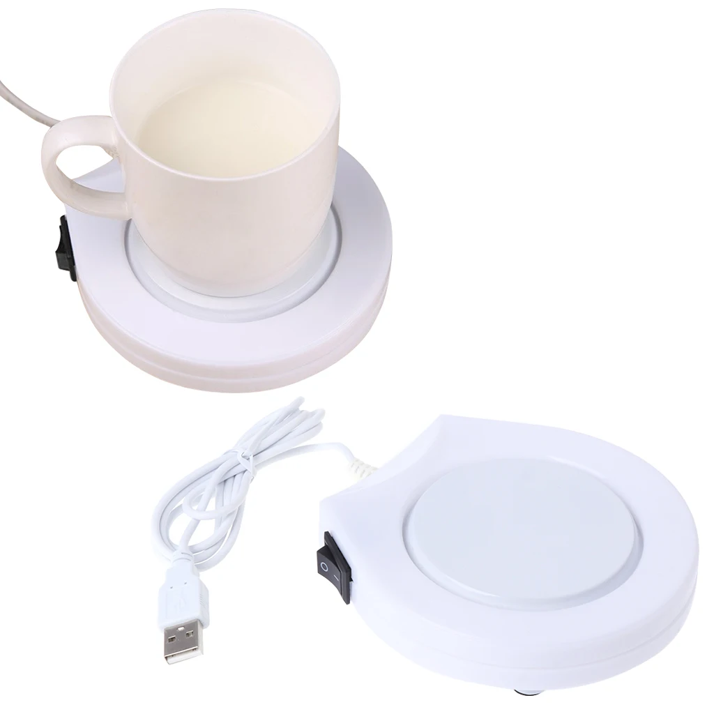 

Portable USB Electric Powered Drink Cup Warmer Pad Plate For Office and Home