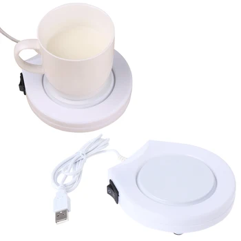 

Portable USB Electric Powered Drink Cup Warmer Pad Plate For Office and Home