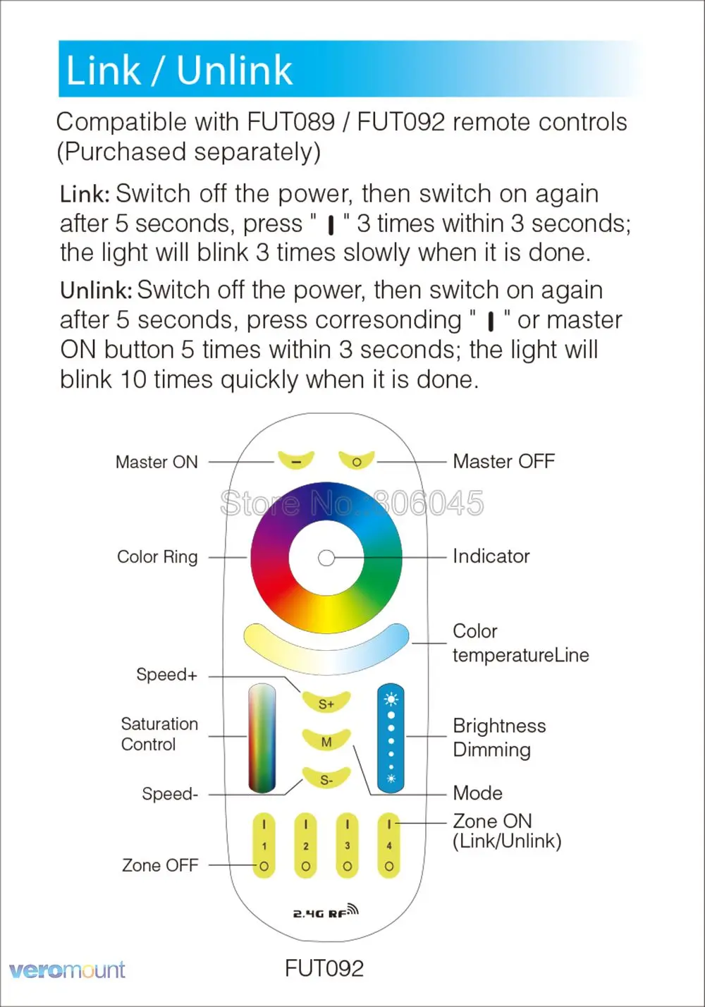 FUT062 AC85-265V Milight 9 Вт RGB+ CCT Вай-Фай совместимый светодиодный потолочный прожектор 2,4G Беспроводной 4-Зона дистанционного управления Android/iOs APP Управление