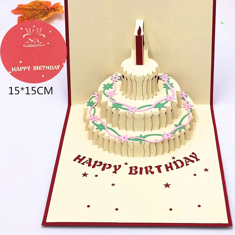 Creative Birthday Stereo Greeting Card Birthday 3D Card