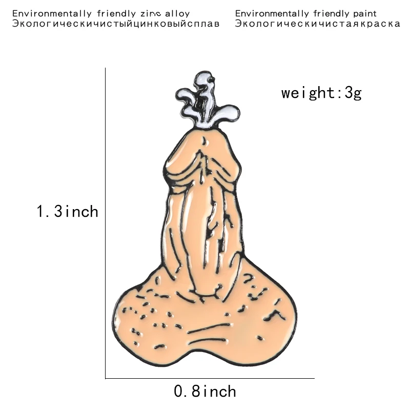 X-rated, для взрослых, смешные, злой, половой орган, пародия, биология, эмаль, на булавке, значки, броши, джинсовая булавка на лацкане, панк, Крутое ювелирное изделие, подарок