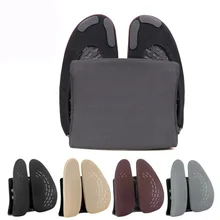 Автомобильная задняя опорная Подушка под поясницу для поддержки сиденья поясная подушка Memory Foam хлопковое Сетчатое офисное кресло в авто дорожные массажеры для дома