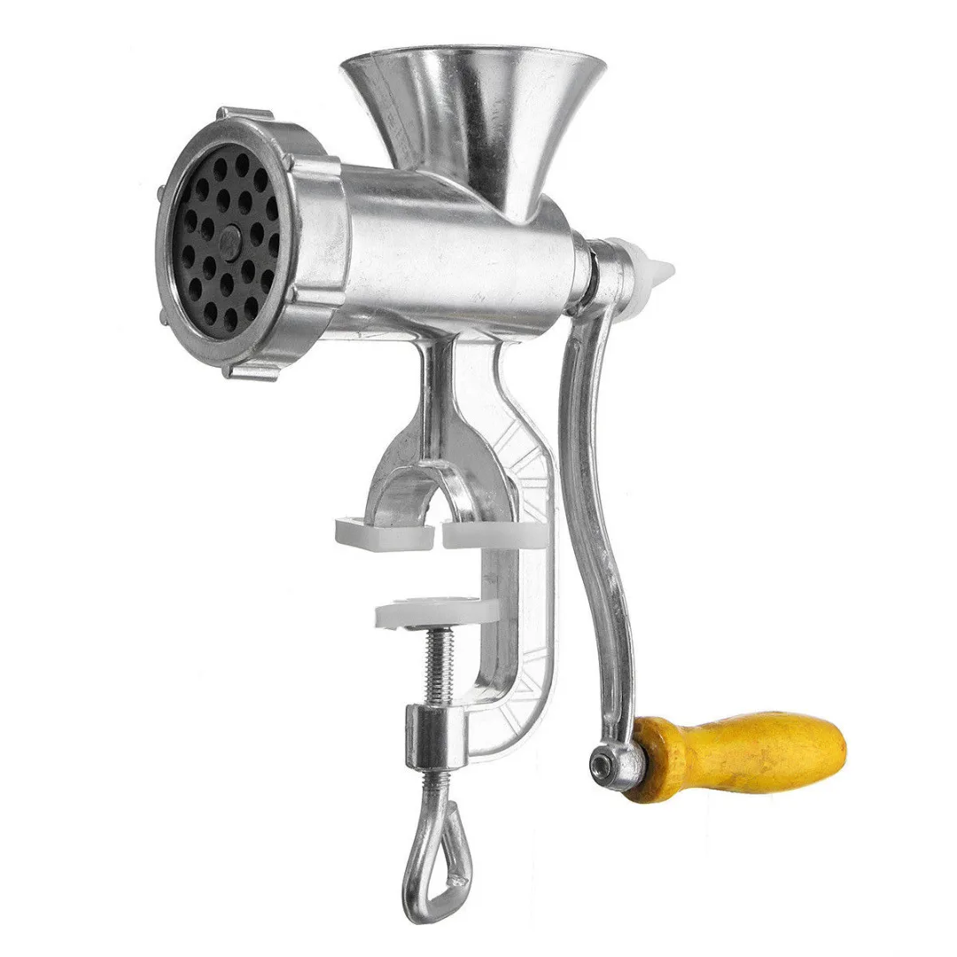 New Manual Mincer Meat Grinder Pasta Maker Hand Operated Beef Sausage Maker Kitchen Aluminum alloy