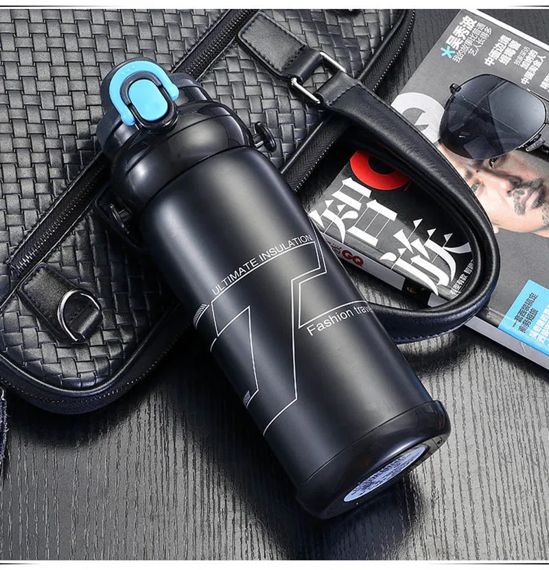 Hight quality 800 ml Stainless Steel Vacuum Flask Thermo Flask Insulated& Cold Water Thermos water bottle Travel water flask