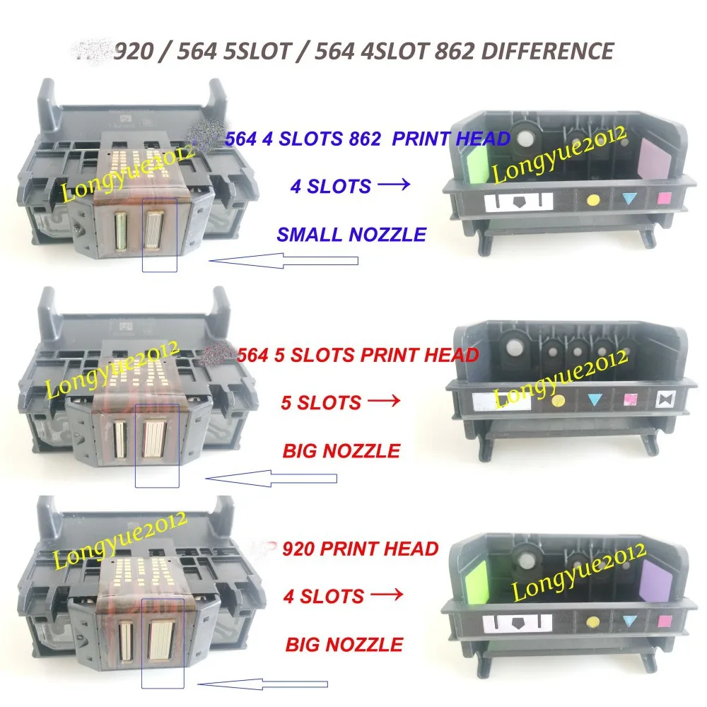 564 5-Slot Printhead cn642a for HP Photosmart 7510 7515 7520 7525 Cb326-30002
